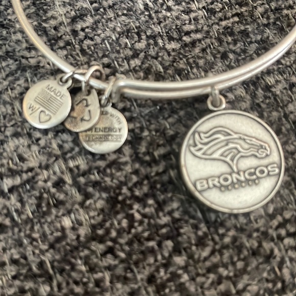 Alex and Ani Broncos Charm Bangle - Picture 2 of 8